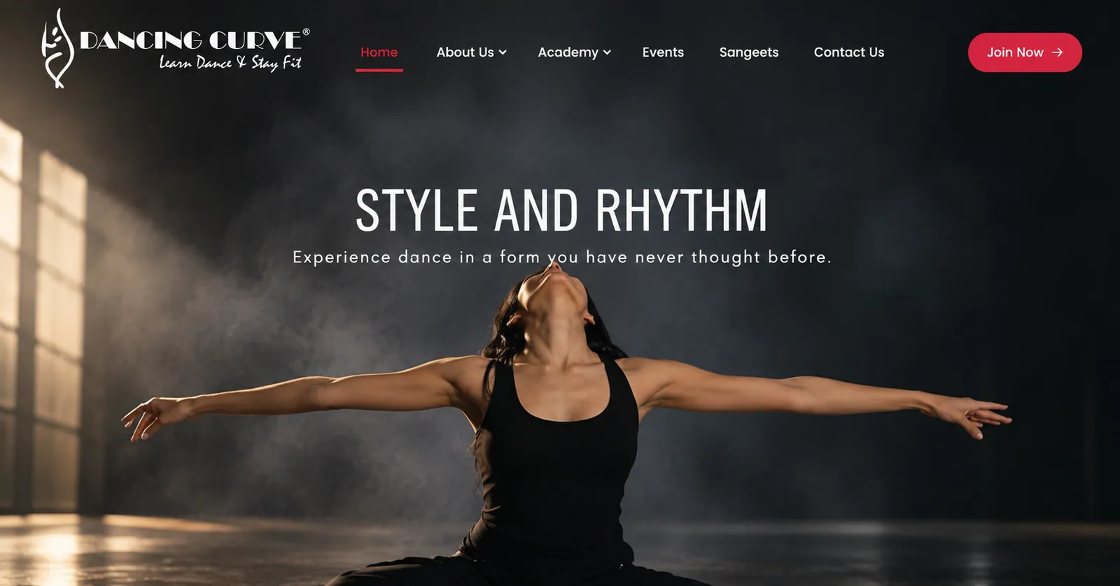 The Dancing Curve website